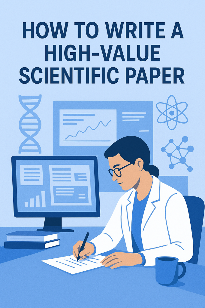 How to write a high-value scientific paper